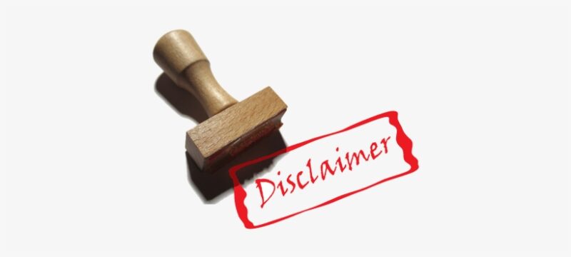 Disclaimer