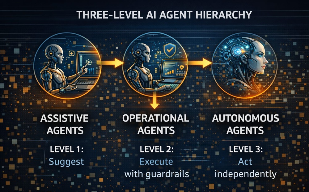 AI hierarchy Maskinen lyver