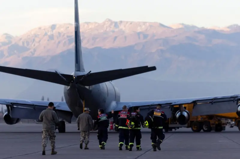 Venezuela nødhjælpsfly fra chile til venezuela Venezuela nødhjælpsfly fra chile til venezuela