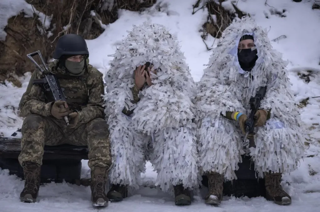 Russiske soldater vinter Russiske soldater vinter