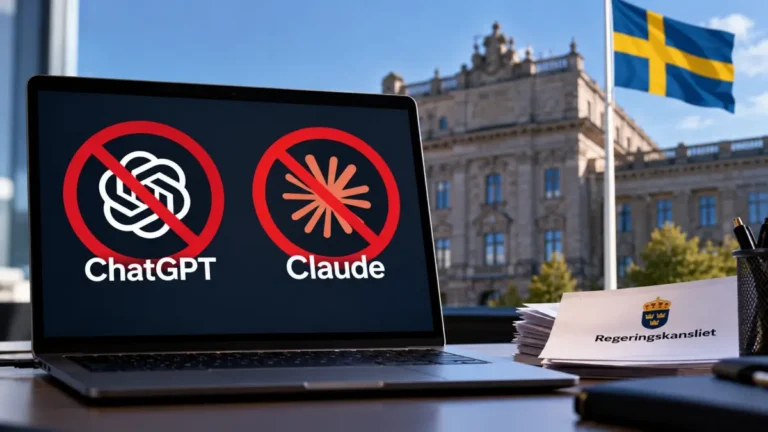 Sverige lukker ChatGPT og Claude ude af regeringskontorerne